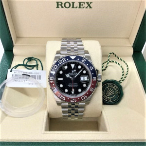 ロレックス  GMTマスターⅡ ランダムシリアル 箱 保証書付き 美品